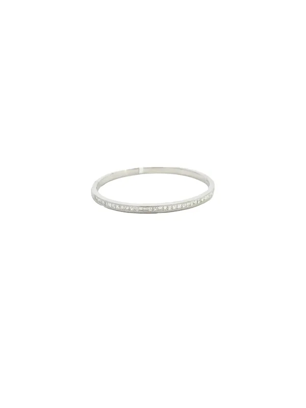 18K Gold Carre Cuf Bracelet made by Wish Fine Jewelry