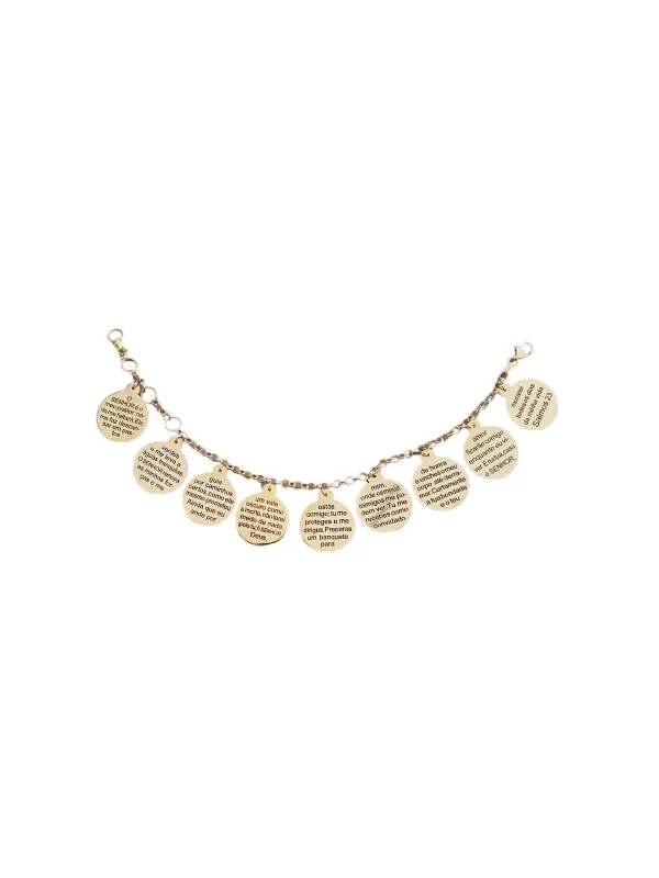 Psalm 23 18K Gold Bracelet made by Wish Fine Jewelry