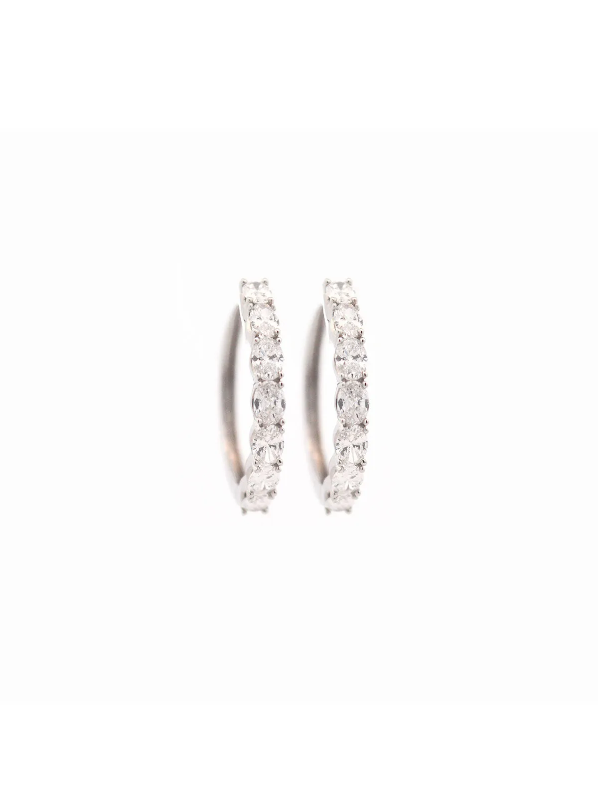 0.70ct Diamond 14K Gold Hoop Earrings sold by Wish Fine Jewelry
