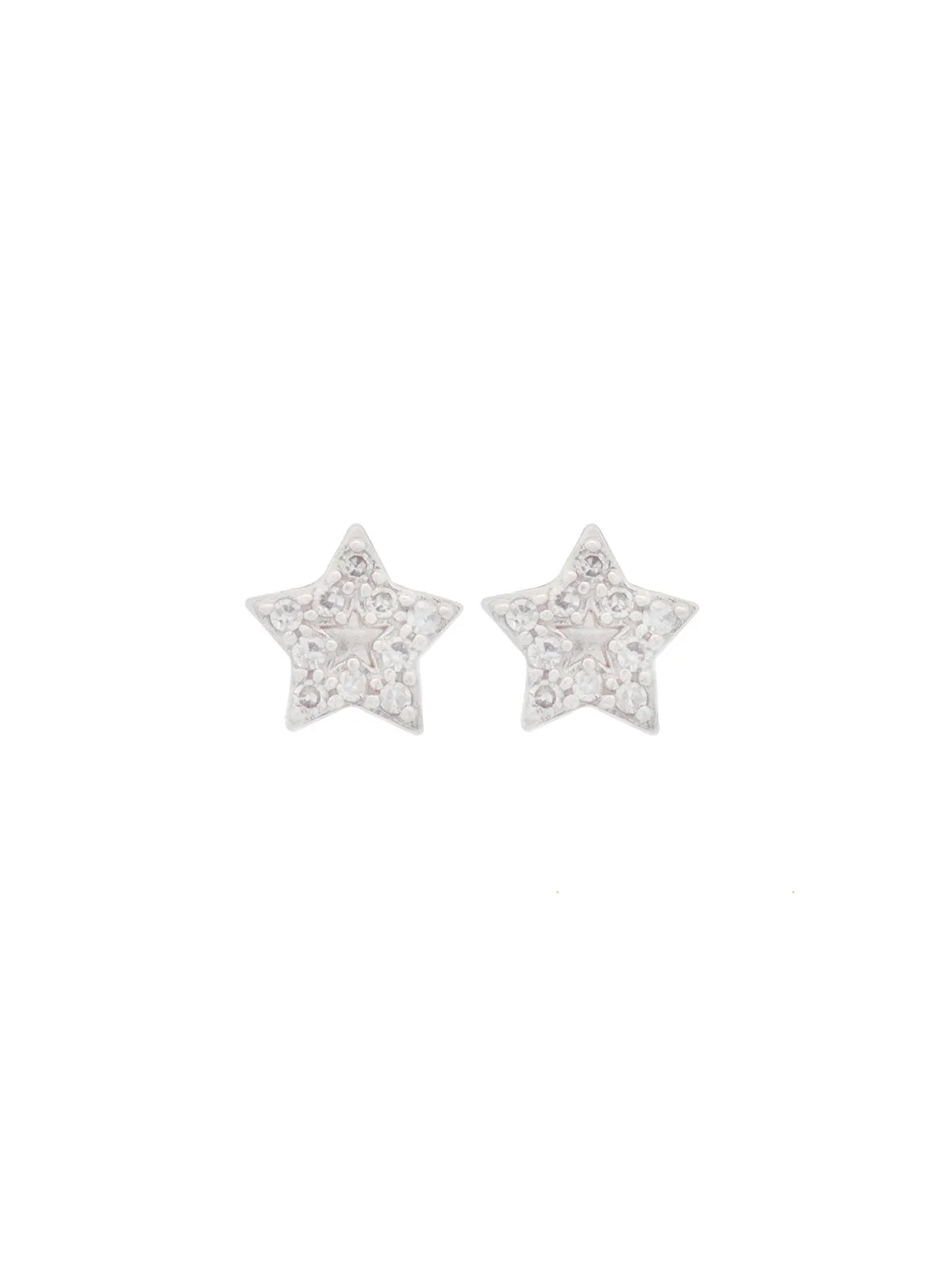 0.98ct Diamond 18K Gold Star Stud Earring sold by Wish Fine Jewelry