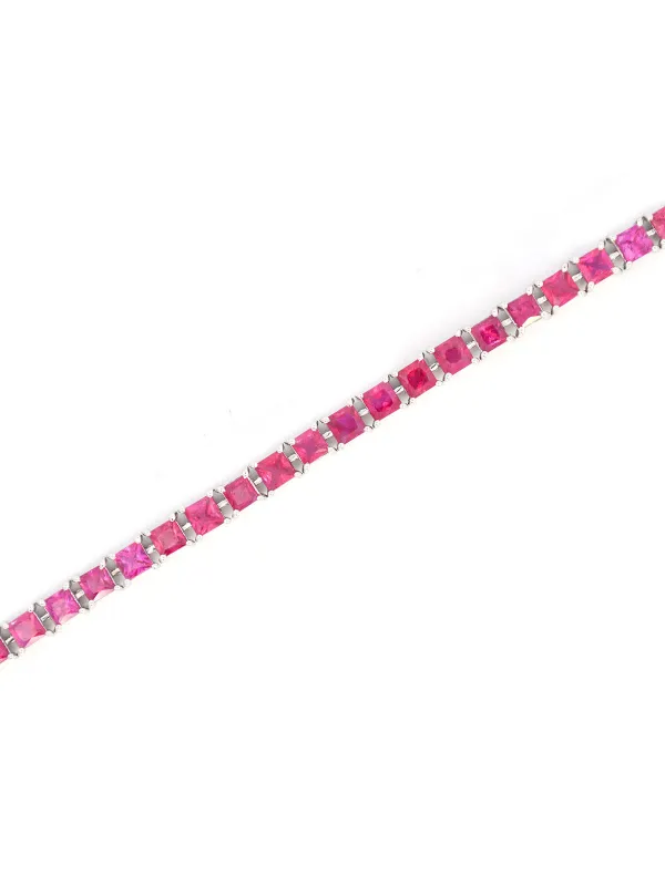 Amethyst Tennis Bracelet made by Wish Fine Jewelry