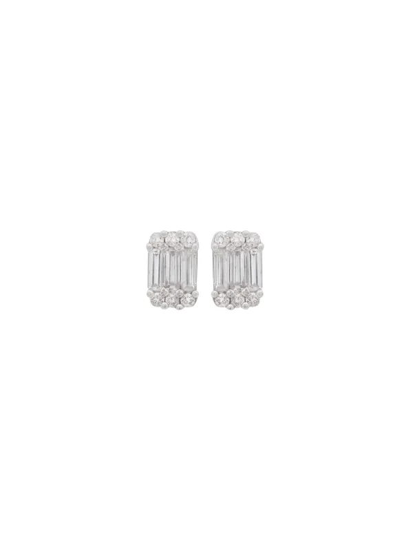 0.34ct Diamond 18K Gold Earrings made by Wish Fine Jewelry