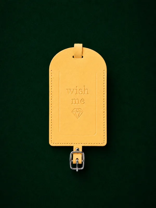 Wish Luggage Tag made by Wish Fine Jewelry