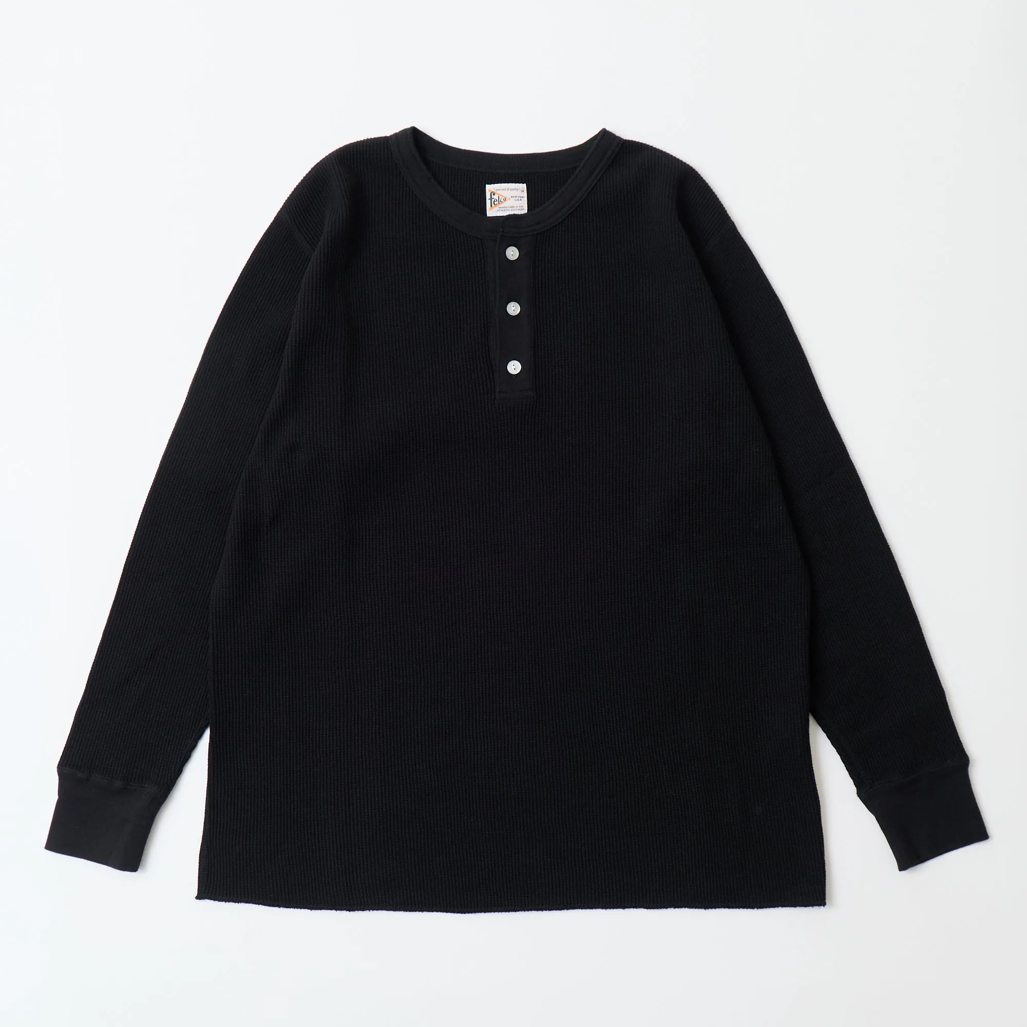 L/S THERMAL HENLEY NECK MIDDLE WEIGHT - 4 COLORS sold by Felco product image thumbnail 5