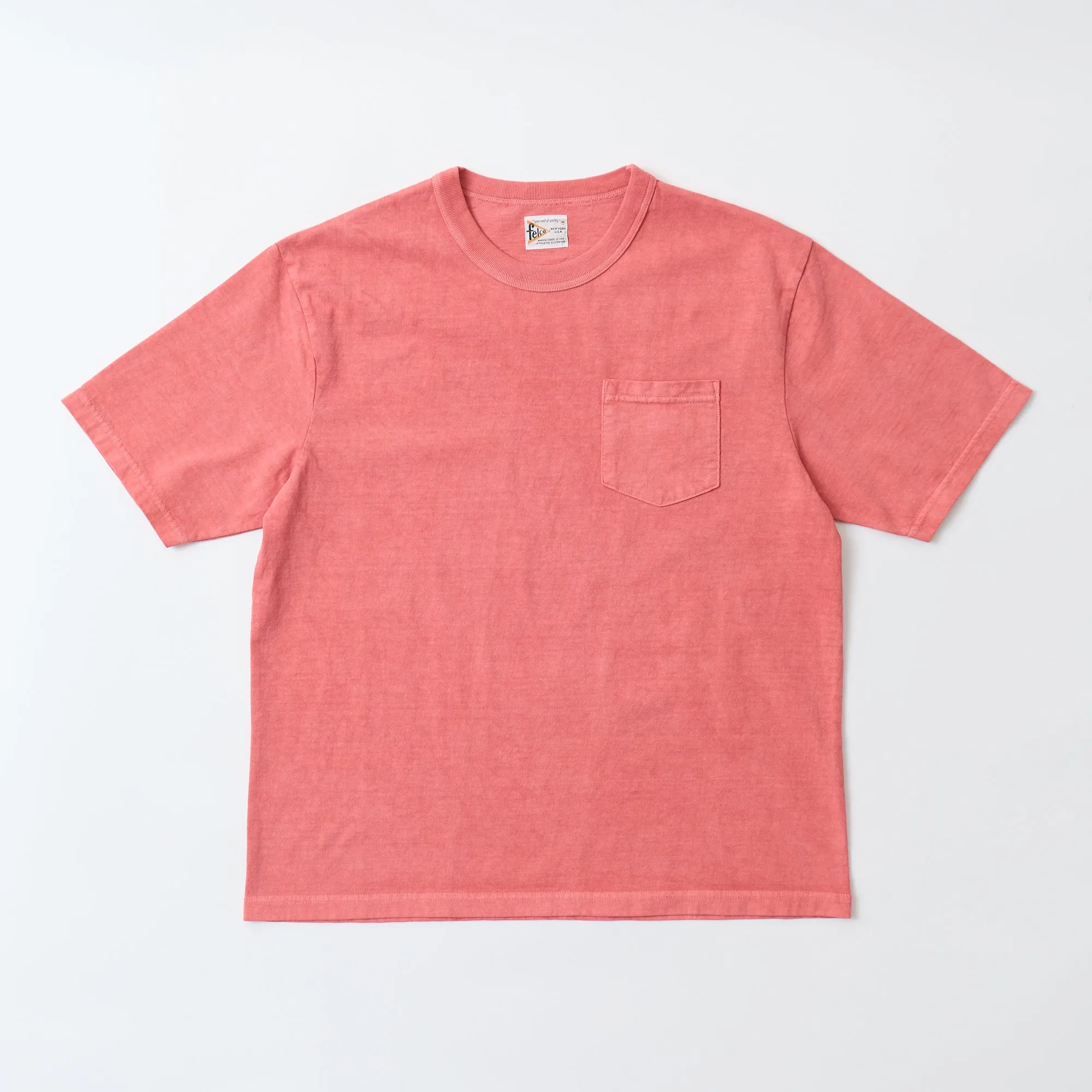 FELCO S/S BINDER NECK POCKET TEE 7oz 16SINGLE RUFFY JERSEY - 14 COLORS sold by Felco product image thumbnail 3