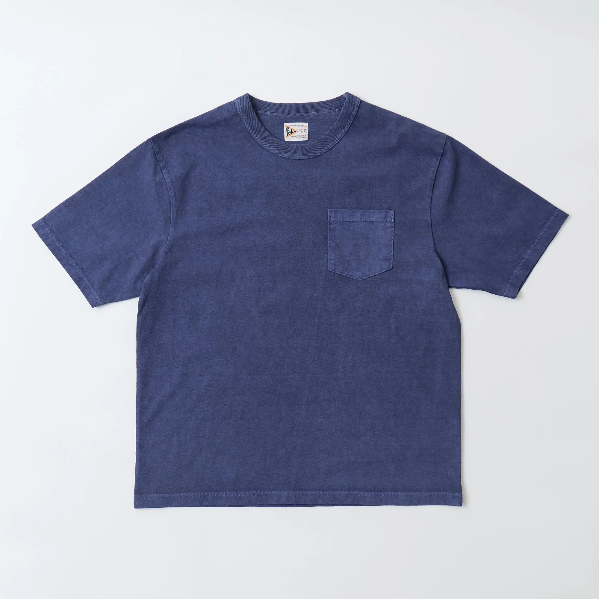 FELCO S/S BINDER NECK POCKET TEE 7oz 16SINGLE RUFFY JERSEY - 14 COLORS sold by Felco product image thumbnail 2