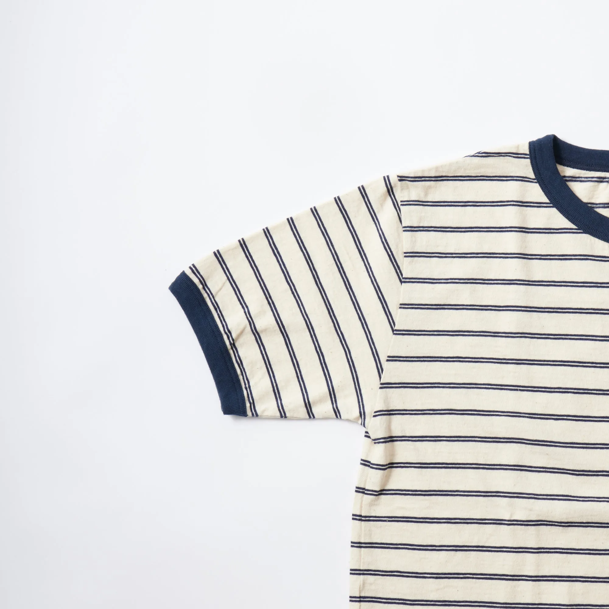 FELCO S/S RINGER POCKET-T VINTAGE STRIPE-NATURAL/NAVY sold by Felco product image thumbnail 4