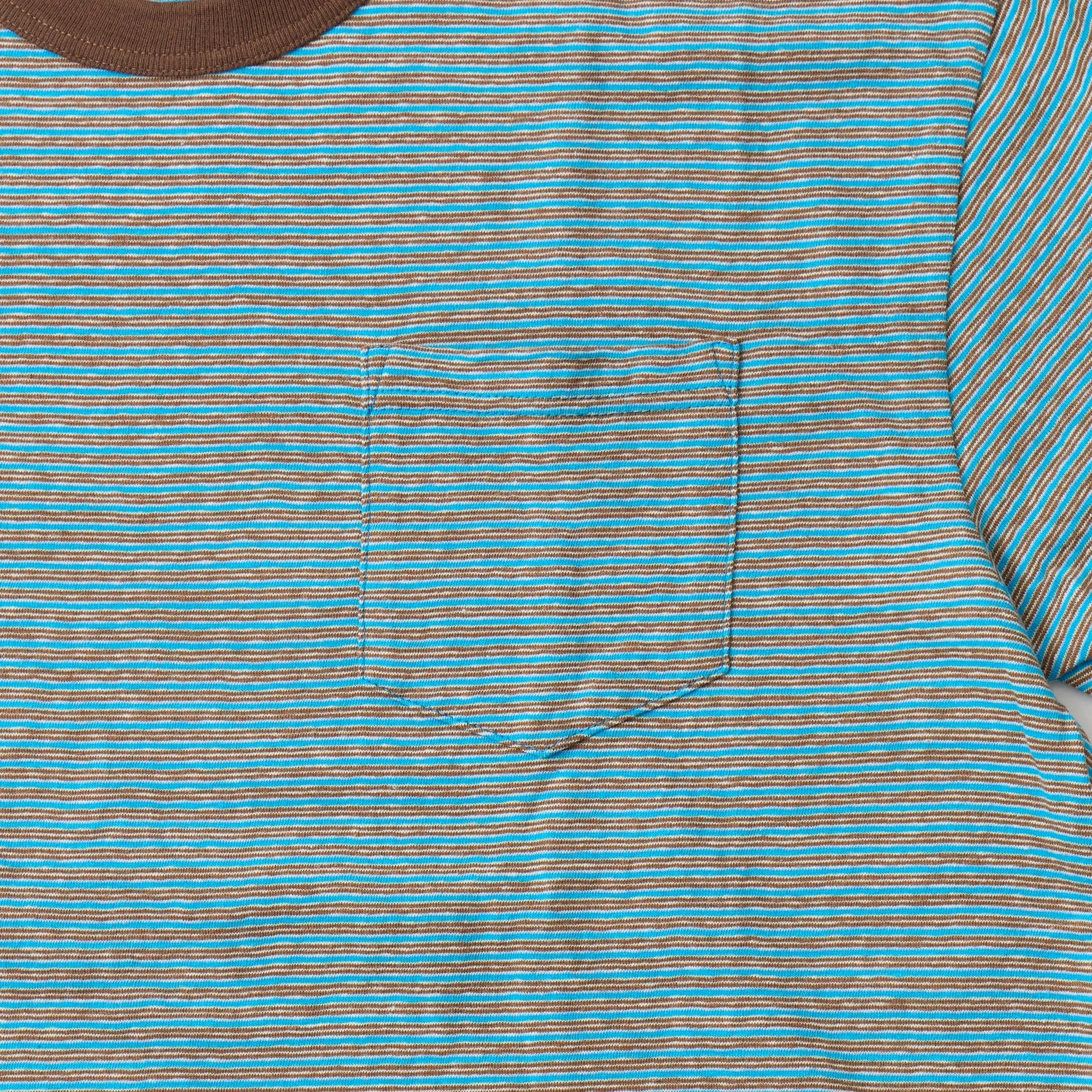 FELCO S/S CREW POCKET TEE - KAMOI STRIPE sold by Felco product image thumbnail 5