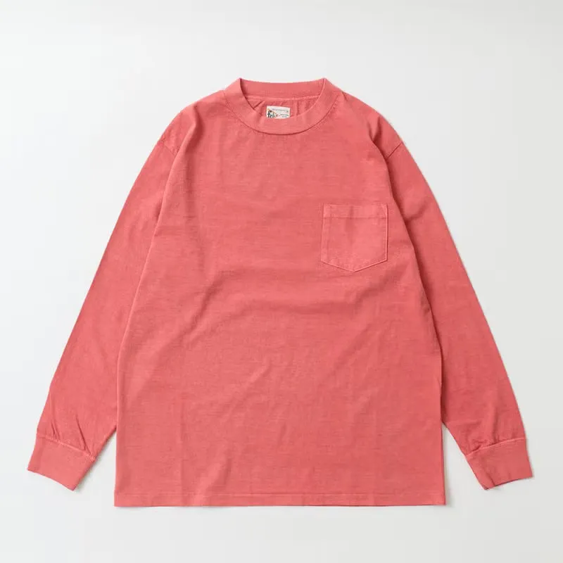 FELCO L/S HI CREW POCKET TEE 5oz 30SINGLE CALIFORNIA JERSEY made by Outlandish Trading