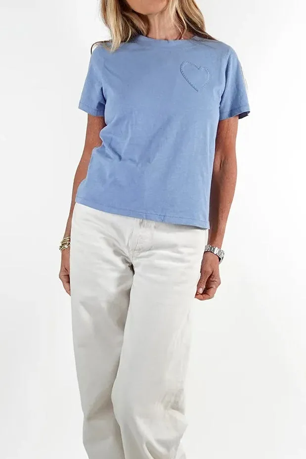 Slub Tee- Solvang Blue sold by Illie & Co product image thumbnail 2