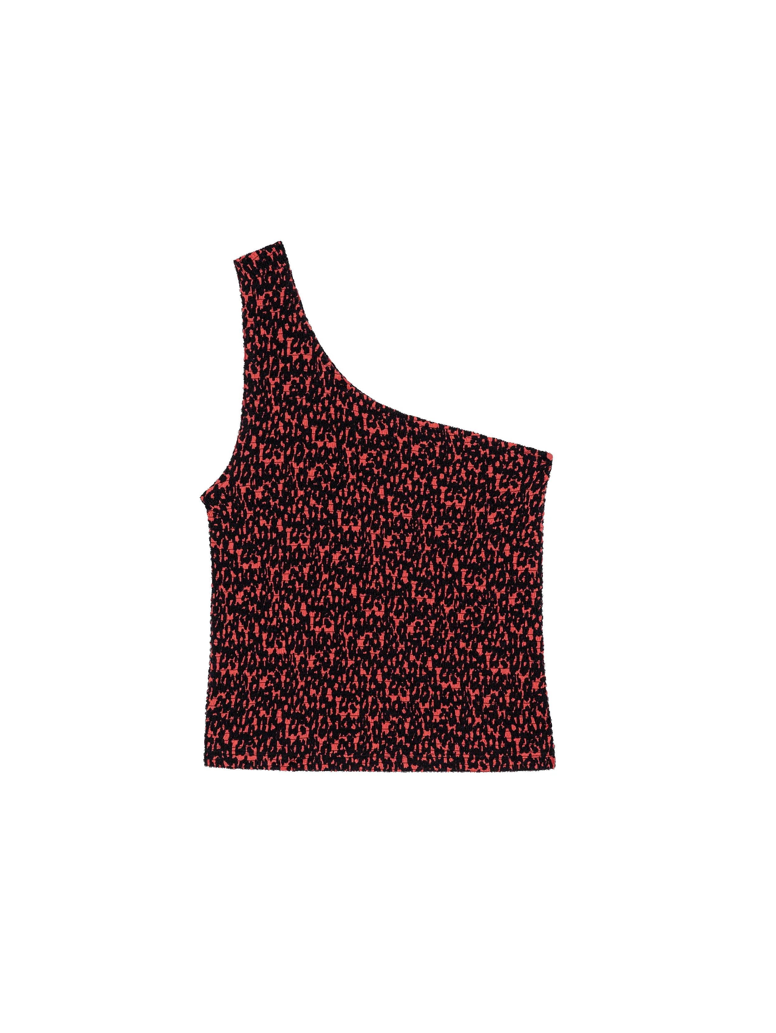 Sunny One Shoulder Tank- Dancing Floral Flora sold by Illie & Co product image thumbnail 4