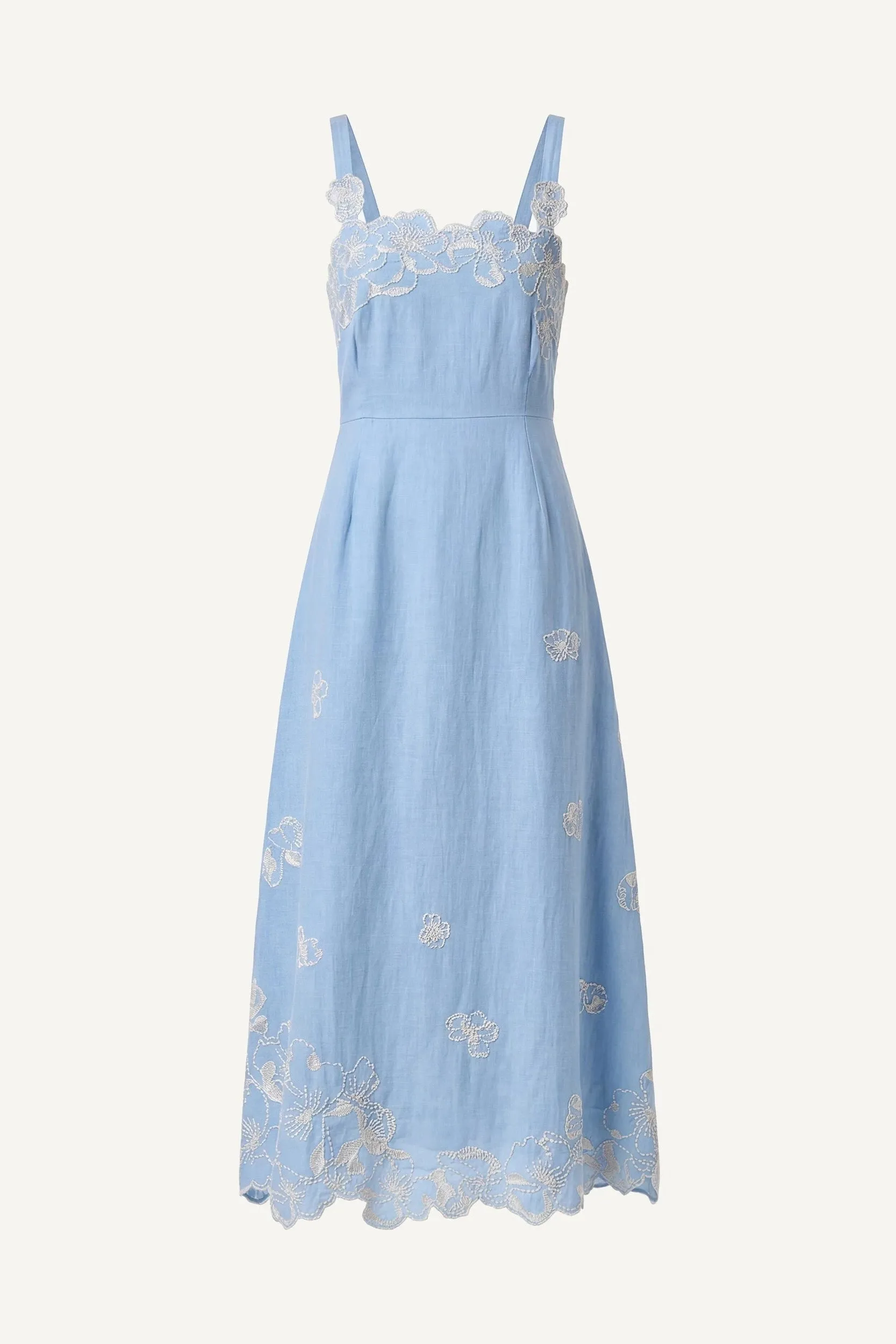 Marceline Midi Dress- Glacier Lake sold by Illie & Co product image thumbnail 4
