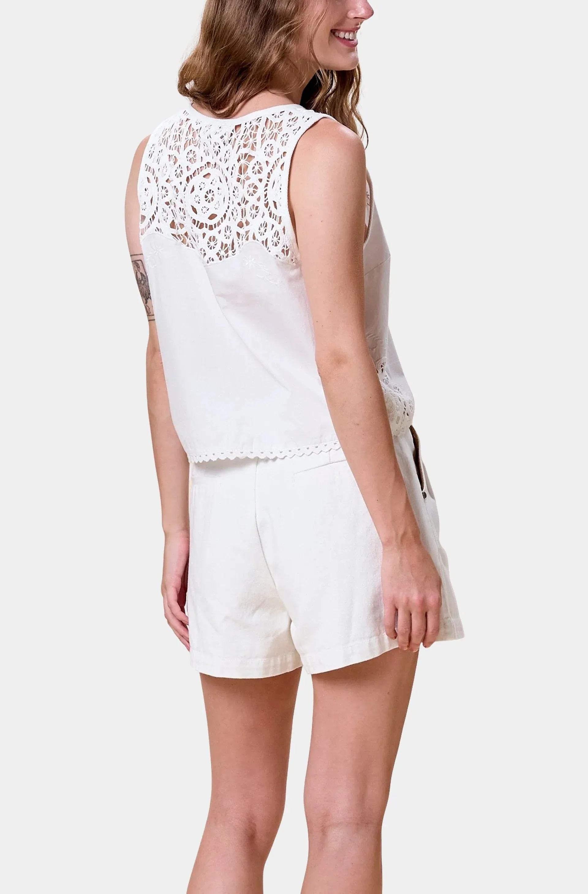 Eileen Top- Ivory sold by Illie & Co product image thumbnail 2