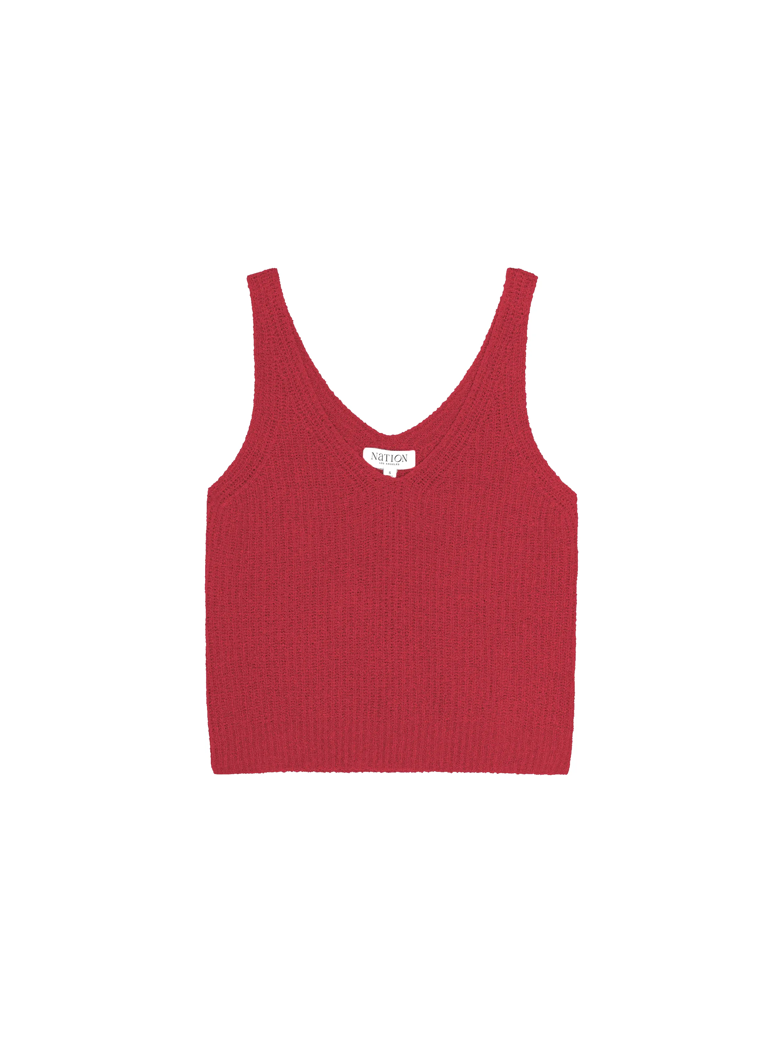 Cece Sweater Tank- Heartbeat Red sold by Illie & Co product image thumbnail 4