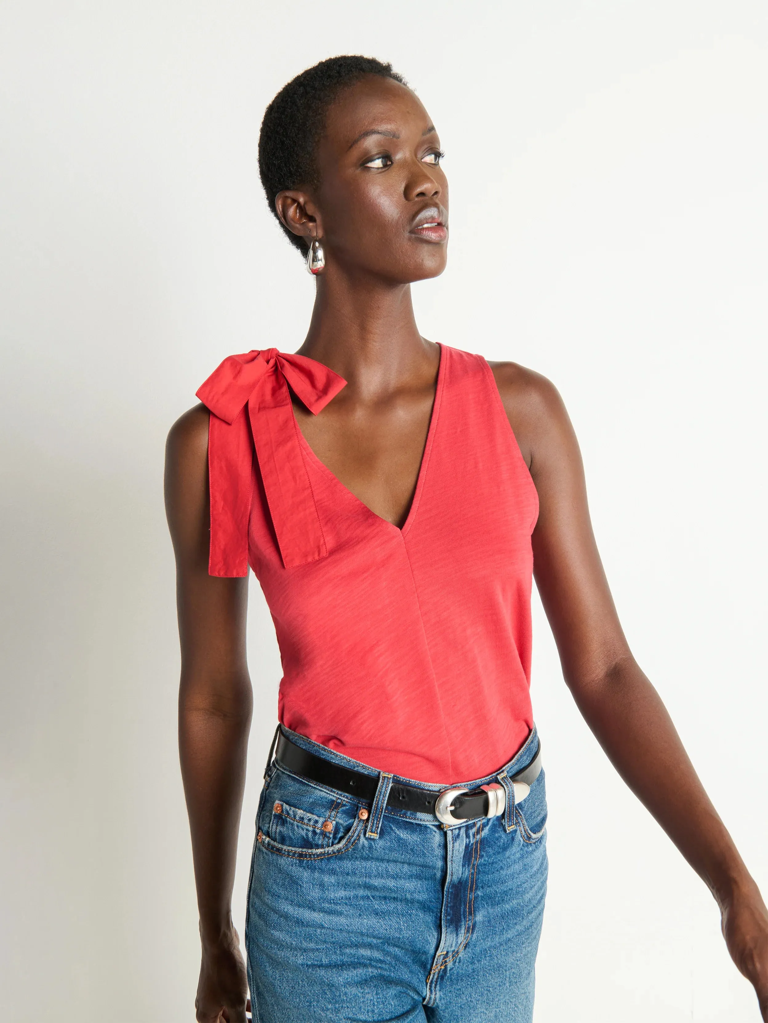 Daniella Tank- Heartbeat Red sold by Illie & Co product image thumbnail 2