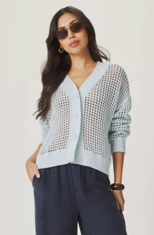 Camellia Open Knit Cardigan- Country Air made by Splendid