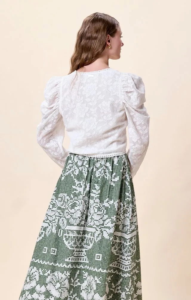 Odeal Top- White sold by Illie & Co product image thumbnail 2