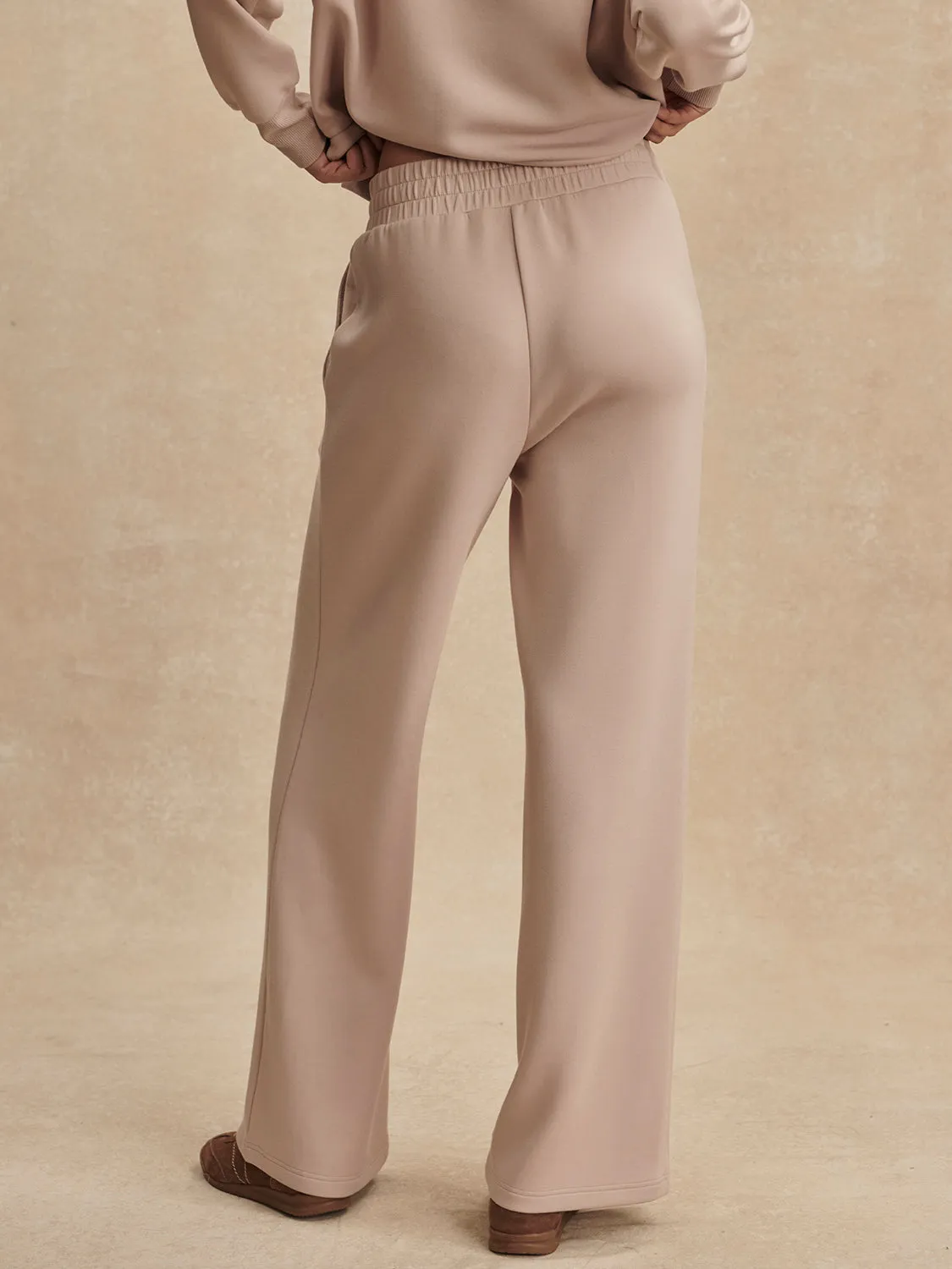 The Wide Leg Pant 30"- Mushroom sold by Illie & Co product image thumbnail 2