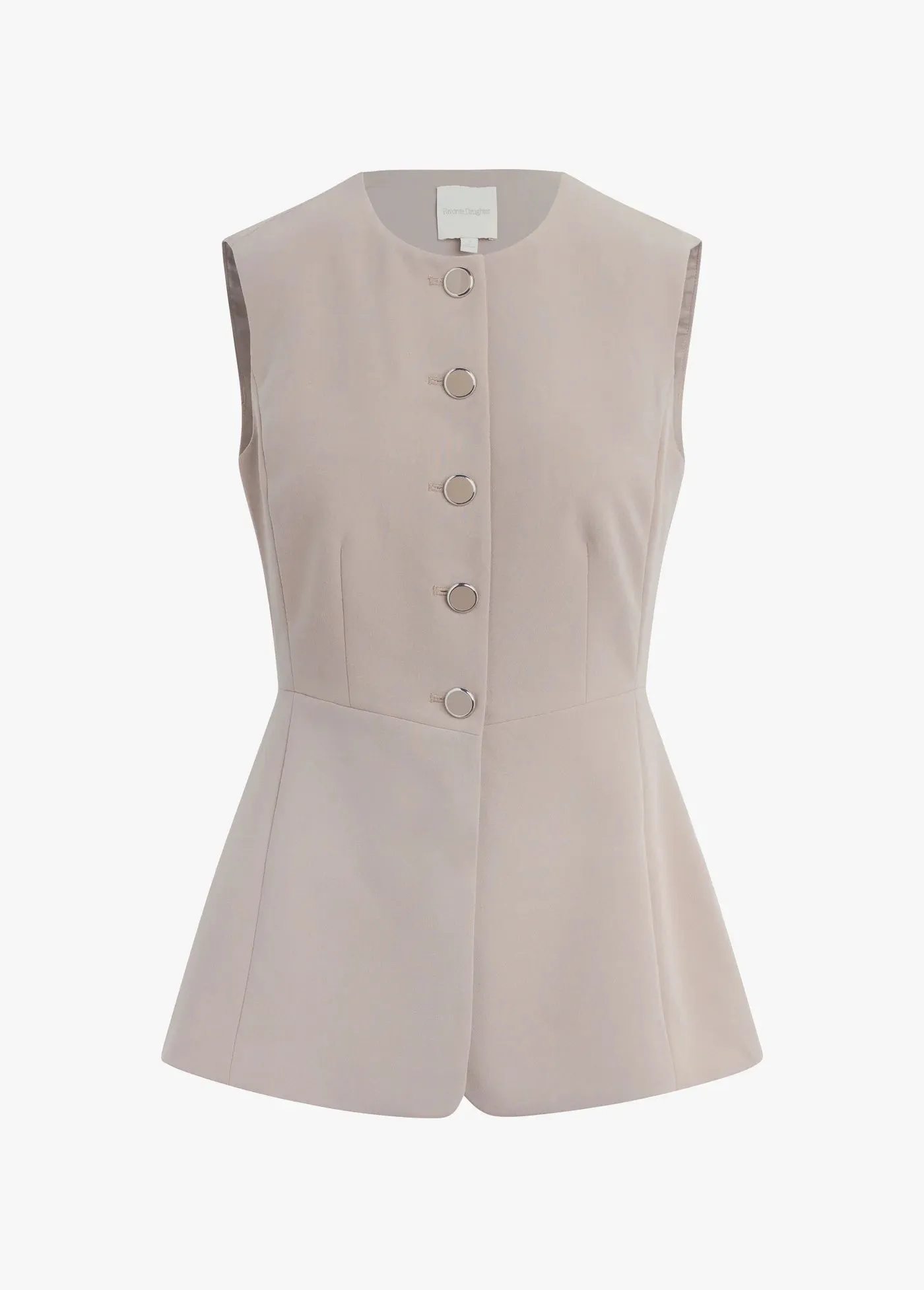 The Clocking In Top- Soft Taupe sold by Illie & Co product image thumbnail 3