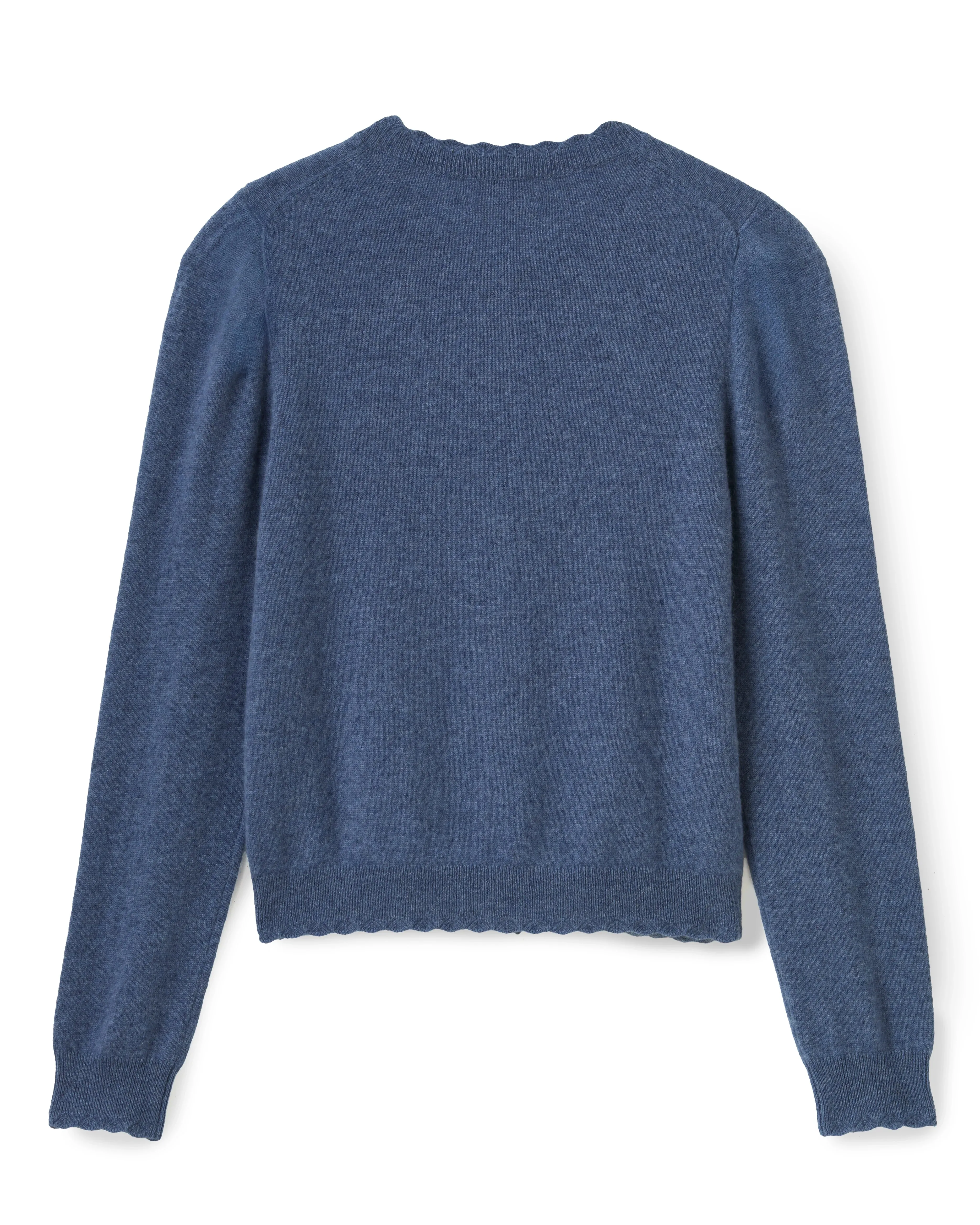 Lucy Cardigan-Gallery Blue sold by Illie & Co product image thumbnail 4