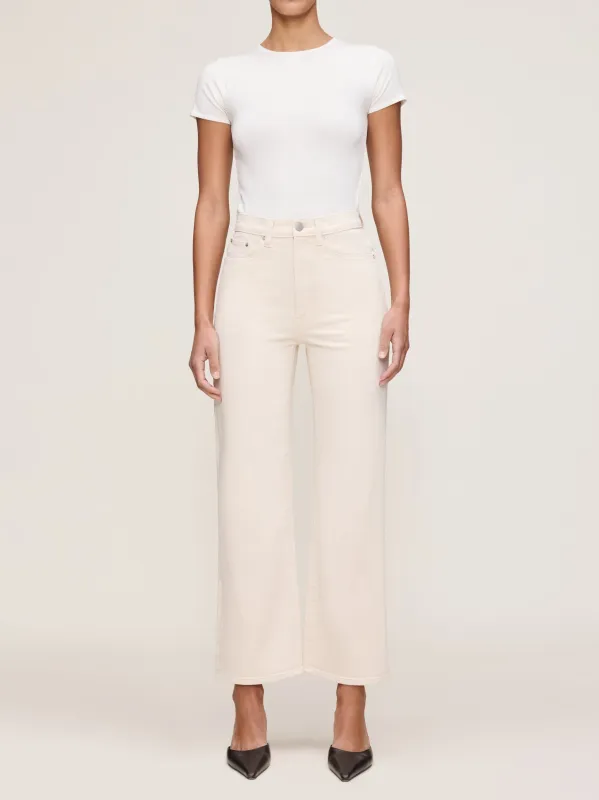 Karmine Refined High Rise Wide Leg- Flax made by DL1961