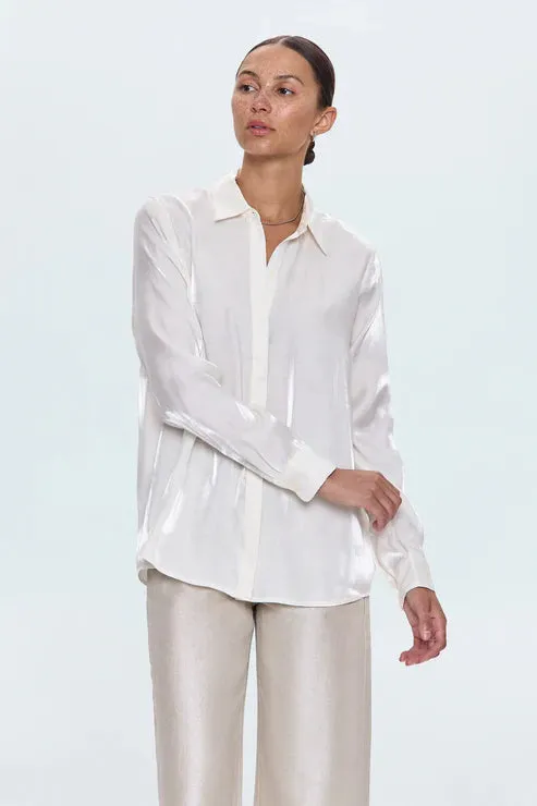Tilda Button Down- Ecru sold by Illie & Co product image thumbnail 2