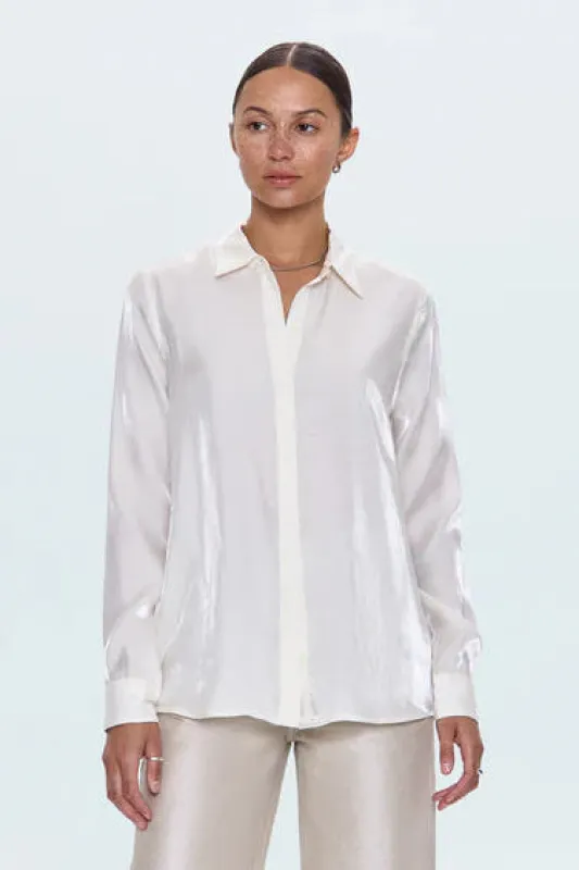 Tilda Button Down- Ecru made by Pistola