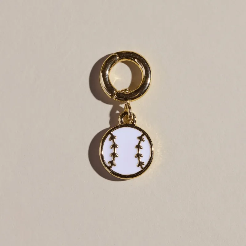 Baseball Charm-Gold made by Illie & Co