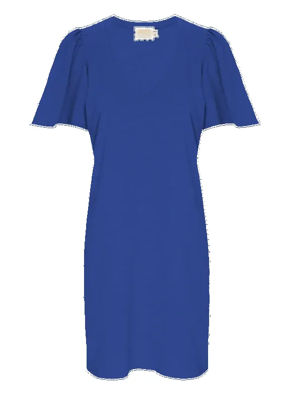 Mallory Flutter Sleeve Dress- Cobalt Blue **Final Sale** sold by Illie & Co product image thumbnail 3