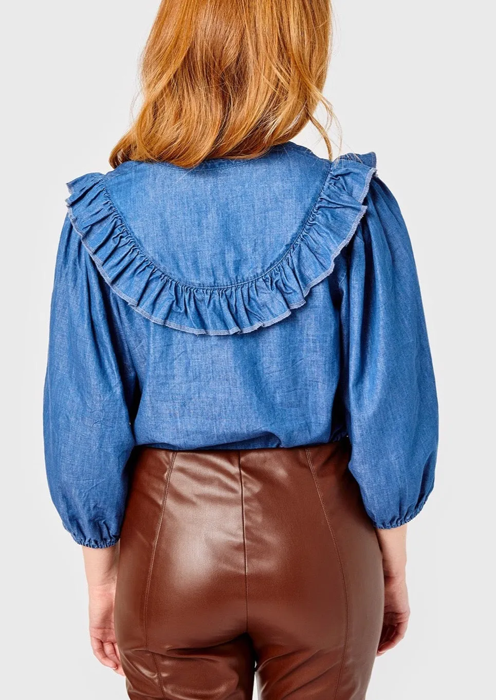 Mabel Top- Chambray sold by Illie & Co product image thumbnail 2