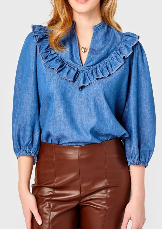 Mabel Top- Chambray made by Cartolina