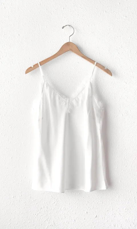 Maxine Cami With Lace Trim *FINAL SALE* made by Greylin