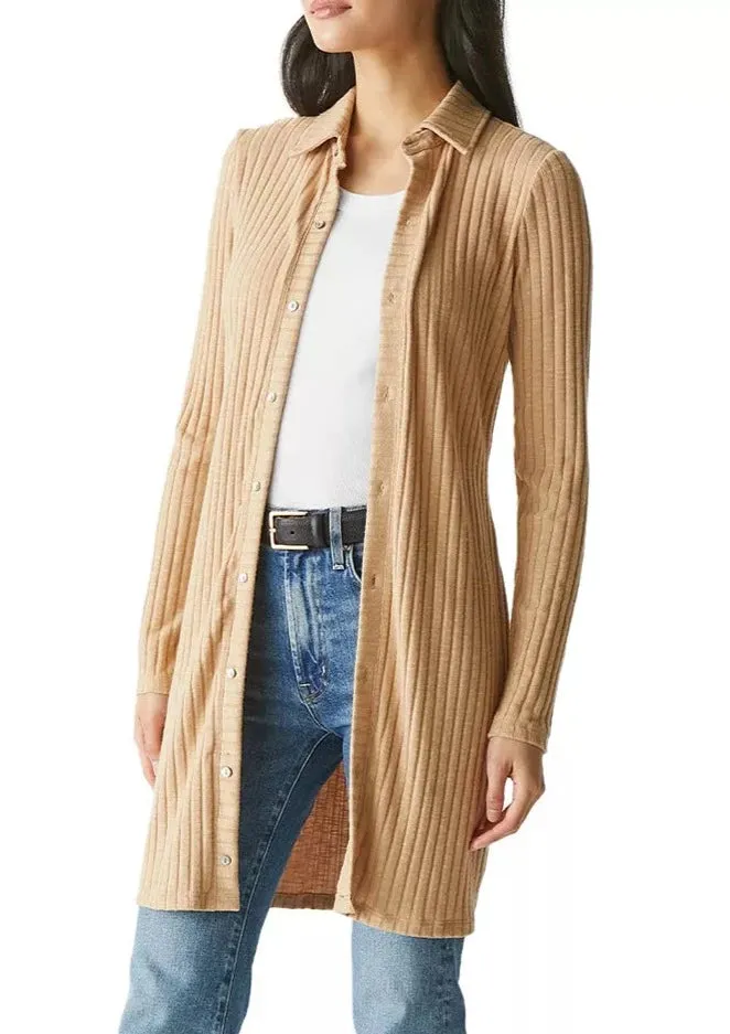 Kayla Button Down Cardigan Dress- Cashew **Final Sale** sold by Illie & Co product image thumbnail 2