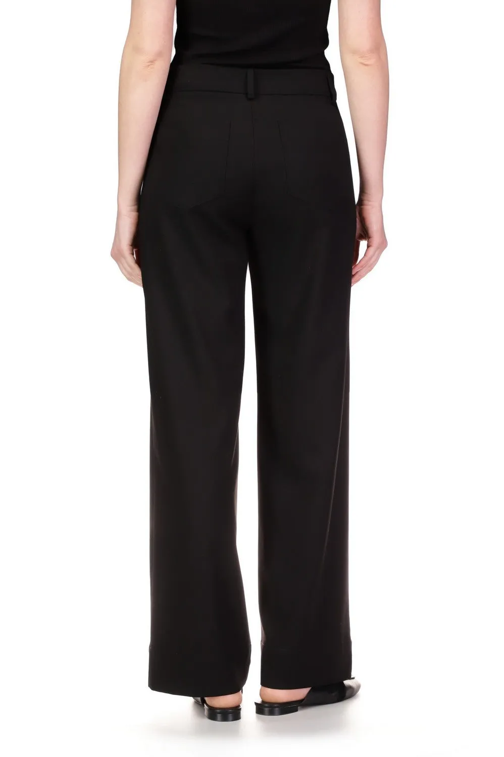 Marine Wide Leg Trouser- Black sold by Illie & Co product image thumbnail 3