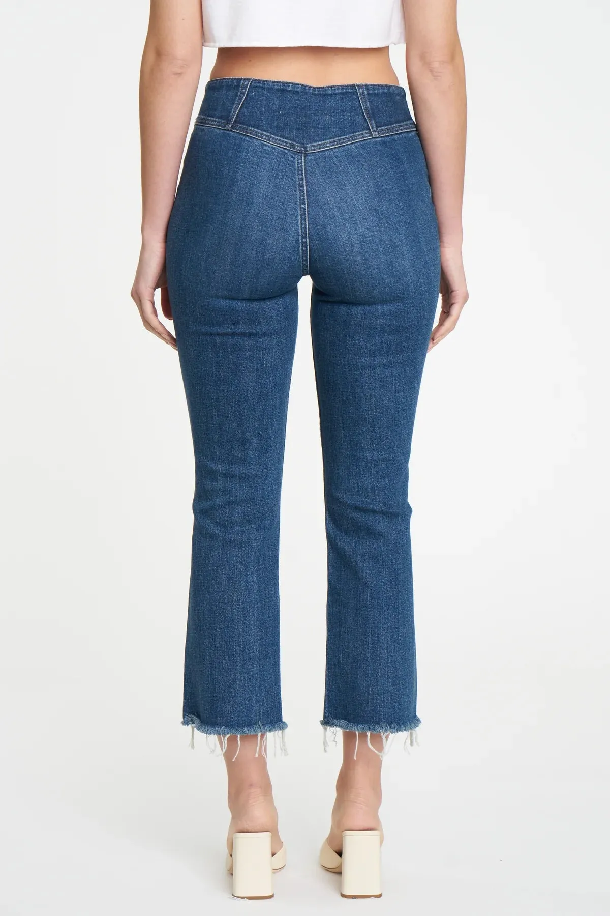 Shy Girl Kick Flare Denim- Infinity **FINAL SALE** sold by Illie & Co product image thumbnail 3