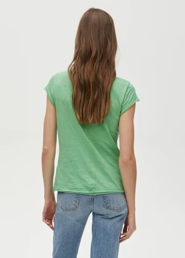 Trudy Crew Tee- Fern Green sold by Illie & Co product image thumbnail 4