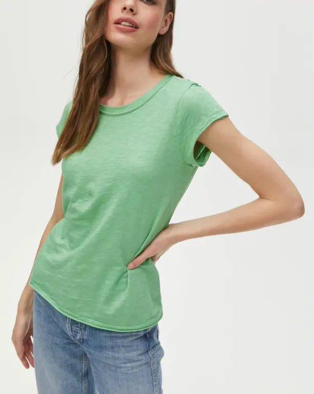 Trudy Crew Tee- Fern Green sold by Illie & Co product image thumbnail 2