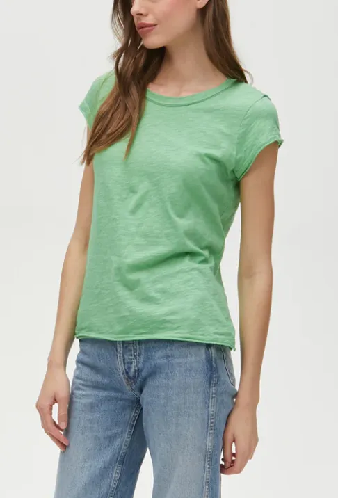 Trudy Crew Tee- Fern Green sold by Illie & Co product image thumbnail 3
