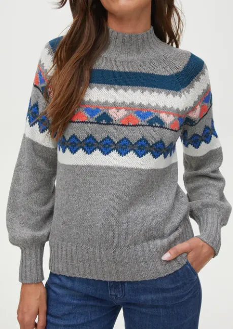 Pernille Turtleneck Fair Isle Sweater *Final Sale** sold by Illie & Co