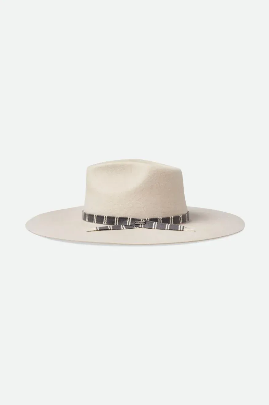 Leigh Felt Fedora- Dove sold by Illie & Co product image thumbnail 5
