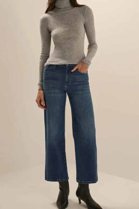 The Ruby High Rise Wide Leg Straight- Santa Fe made by Favorite Daughter