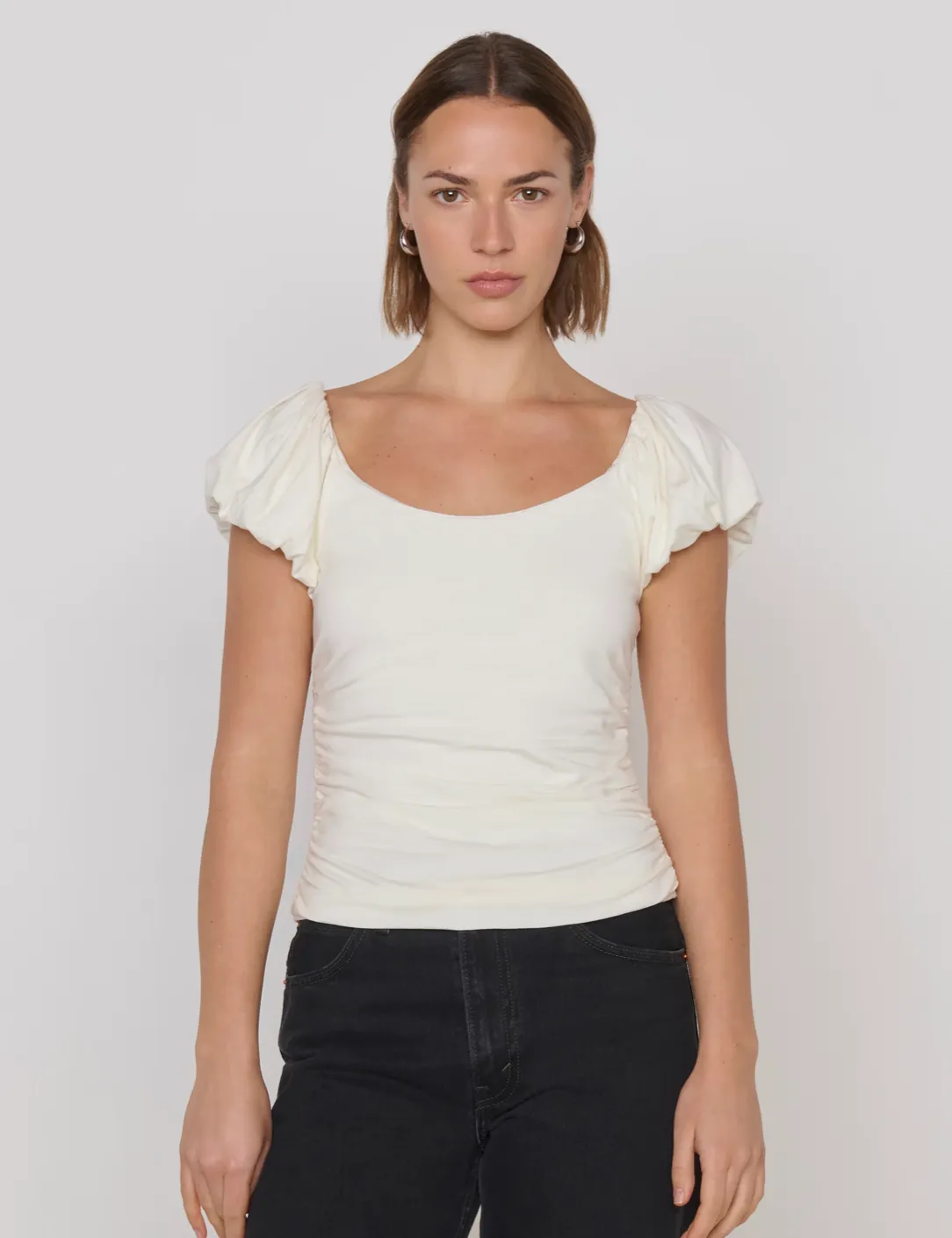 The Angelica Top- Porcelain sold by Illie & Co product image thumbnail 2