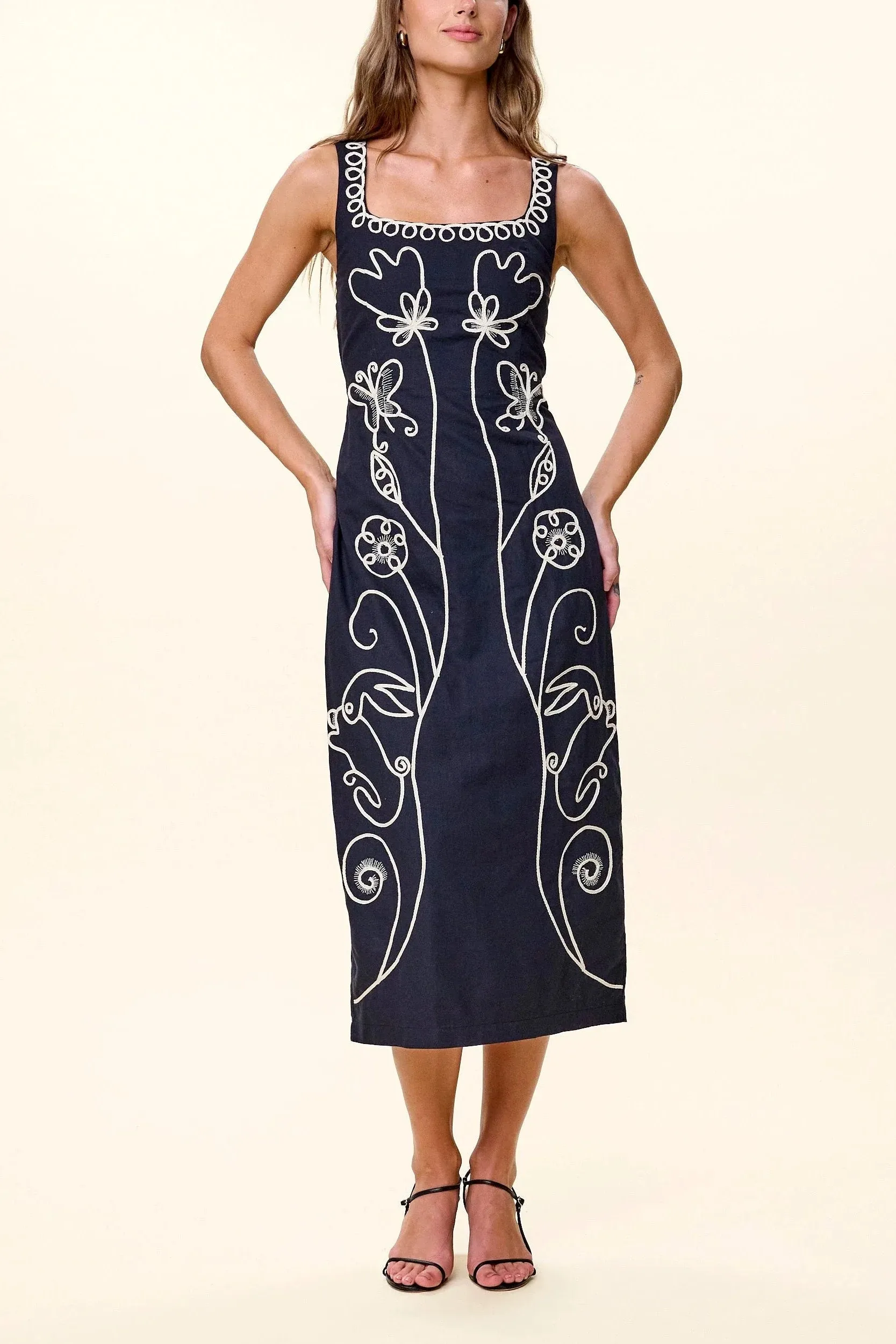 Ruxandra Midi Dress sold by Illie & Co
