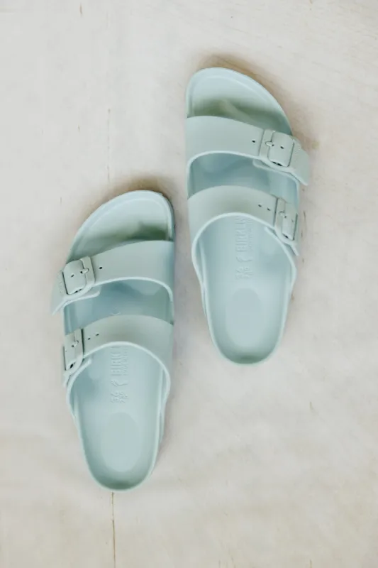 Birkenstock Arizona EVA Sandals for Women in Surf Green | 1027404 sold by Glik’s