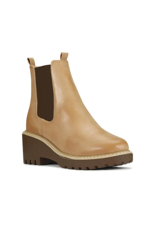 Los Cabos Ari Chelsea Lug Booties for Women in Taupe | ARI-TAUPE sold by Glik’s