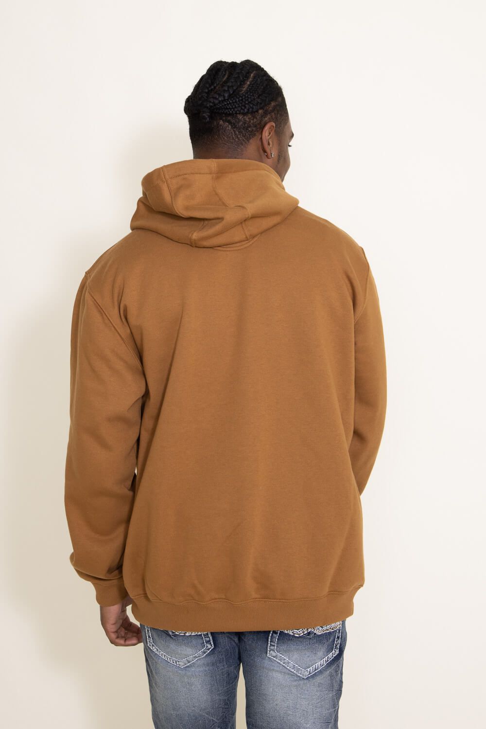Carhartt Rain Defender Midweight Logo Hoodie for Men in Brown | 105679-BRN BROWN sold by Glik’s product image thumbnail 2