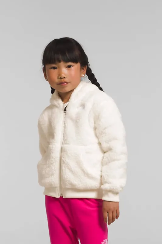 The North Face Youth Suave Oso Full Zip Hooded Jacket for Girls in White | NF0A84N4-N3N sold by Glik’s