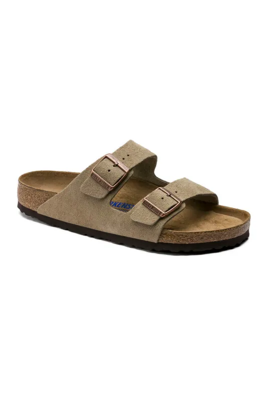 Birkenstock Arizona Suede Sandals for Men in Taupe | 951301M sold by Glik’s