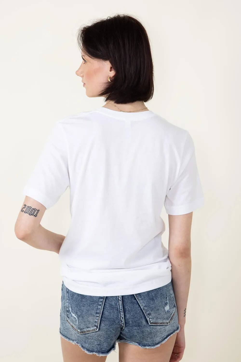 America Graphic T-Shirt for Women in White | 10799X-TS-WHITE sold by Glik’s product image thumbnail 2