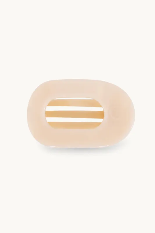 Teleties Medium Flat Round Hair Clip in Beige | TT-FCM01-003 sold by Glik’s